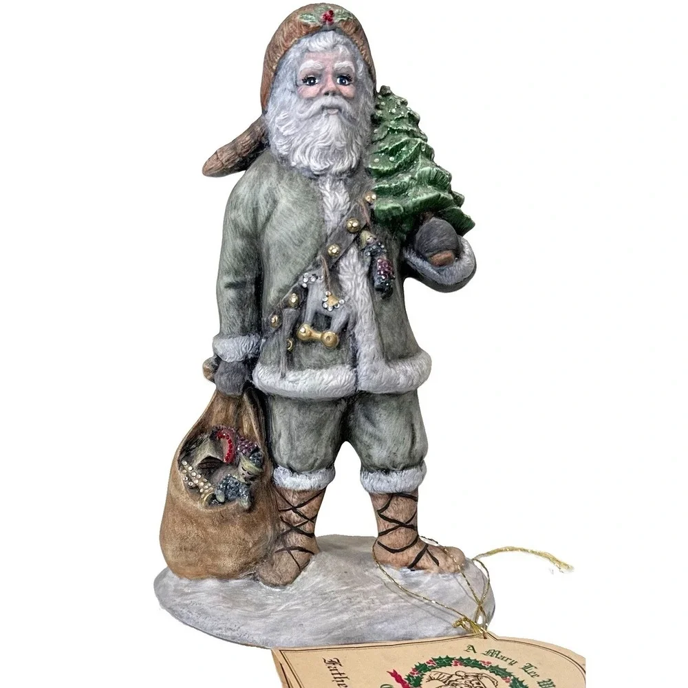 Mary Lee Williams Signed Father Christmas Santa Figure Ltd Ed 2/350 Rare COA